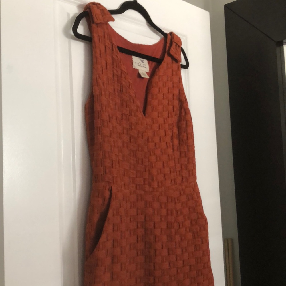 Anthropologie Tabitha Tema Dress Orang Size 8